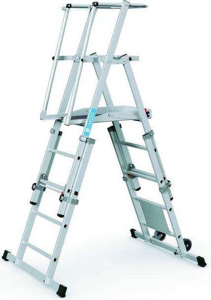 Produktbild kaiserkraft Teleskop-Plattformleiter (Plattformleiter, 155 cm)