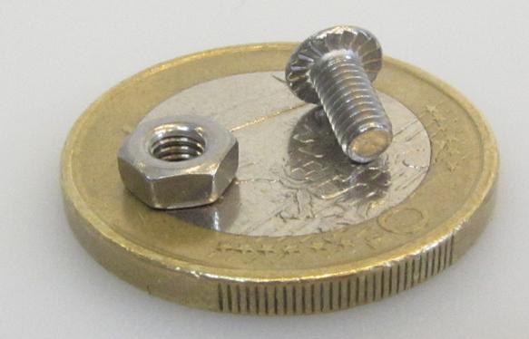 Immagine prodotto MakerBeam Bulloni a testa seghettata M3 (Vari, Progetti Makerbeam, Kit di costruzione)
