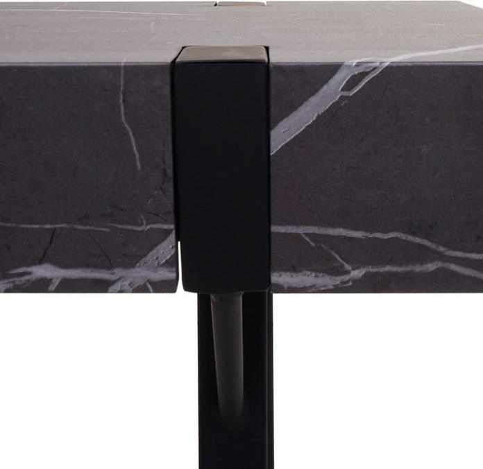 Immagine prodotto Mendler Porta TV HWC-L54, metallo 42x120x40cm effetto marmo grigio