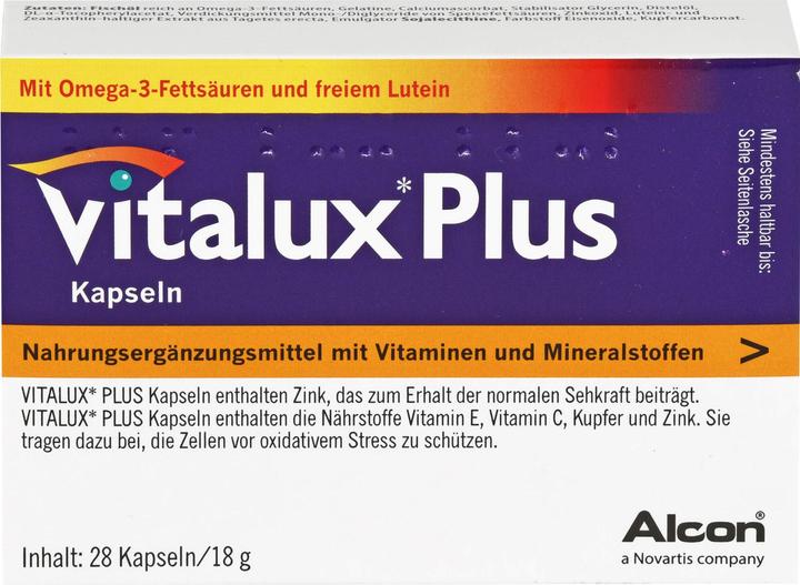Produktbild Vitalux Plus Kaps (84 Stück, Kapseln, 98 g)