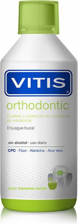 Immagine prodotto Vitis Ortodonzia Colutorio gusto Mela e Menta 1000ml (1000 ml, Collutorio)