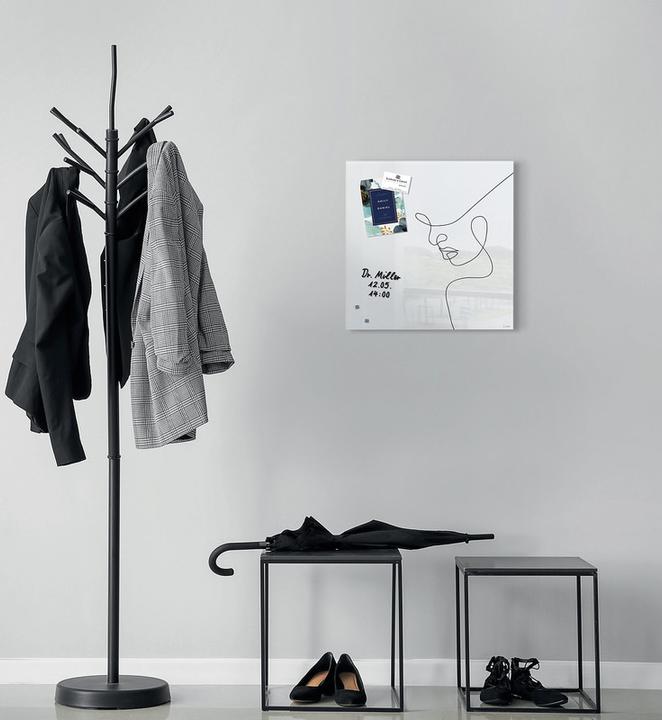 Produktbild Sigel Glas-Magnetboard Artverum mit Design (Magnettafel, 48 x 48 cm)