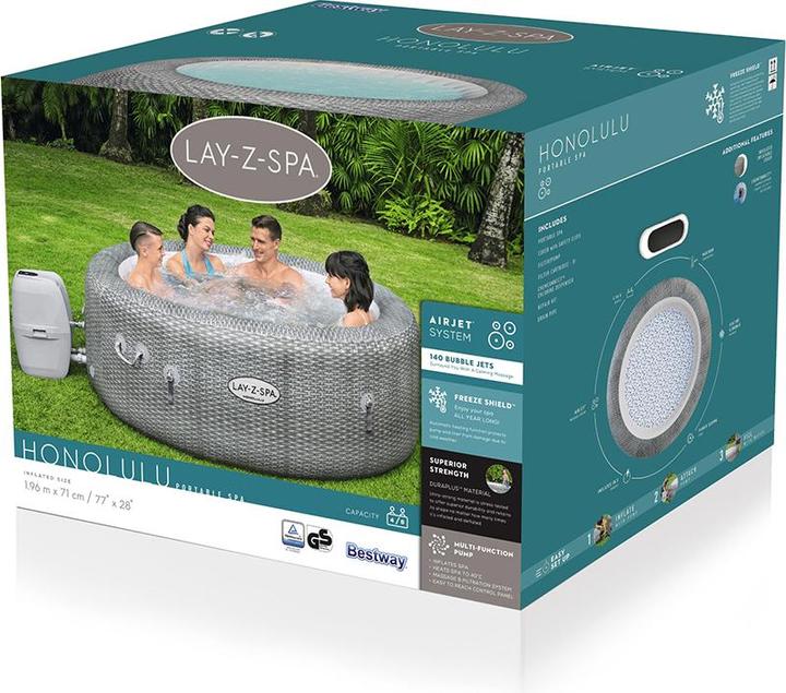 Produktbild Bestway Lay-Z-Spa Honolulu AirJet (6 Pers.)