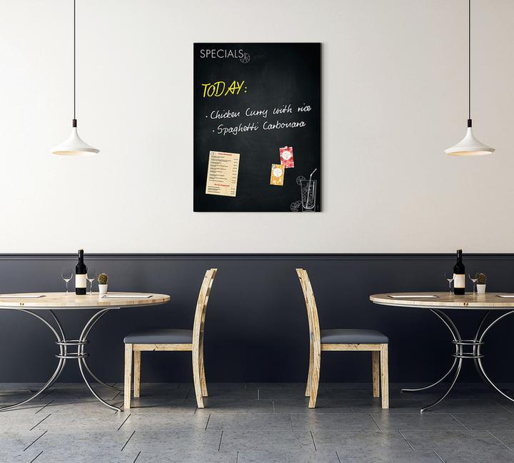 Actual product image Sigel Glass magnetic board Artverum with design (Magnet board, 90 x 120 cm)