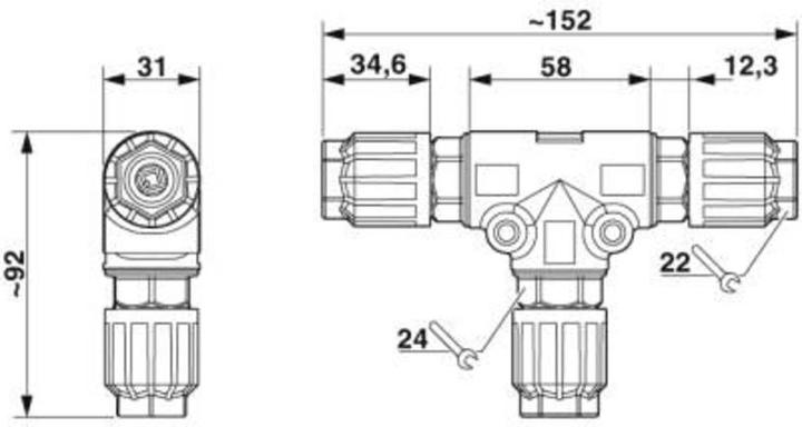 Produktbild Phoenix Contact T-Verteiler