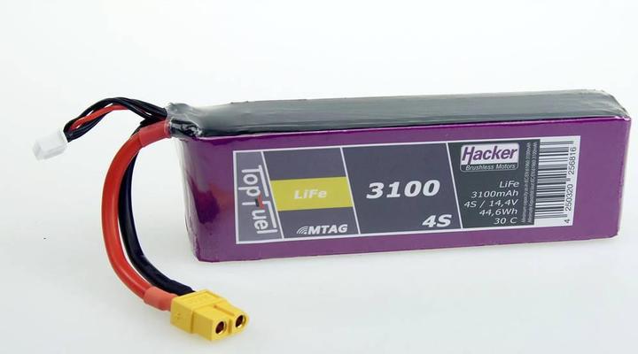 Actual product image Hacker TopFuel (132 V, 3100 mAh)