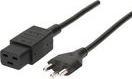 Produktbild Max Hauri TD-Apparatekabel H05VV-F3G1.5 Typ 23 / C19 (3 m)