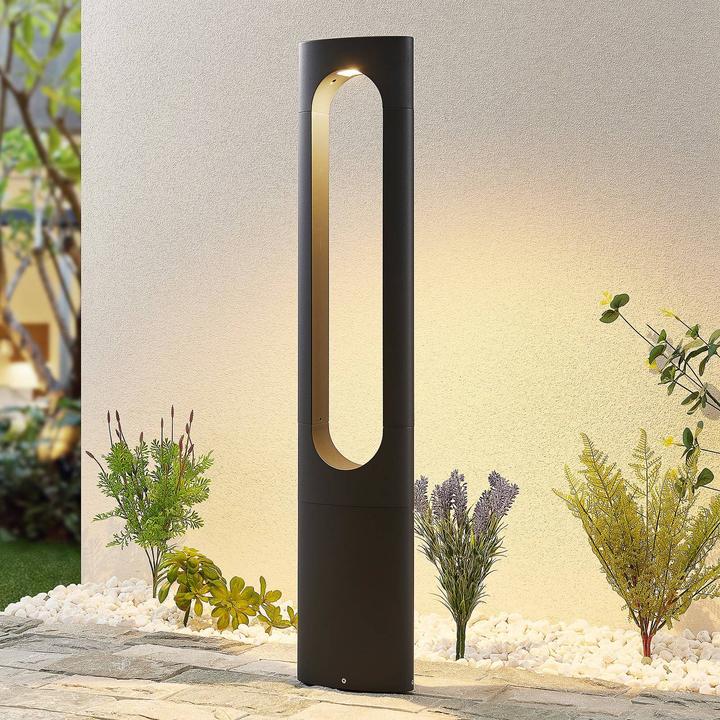 Image du produit Lucande Fenti LED Luminaire de jardin H90 Dark Grey (IP65)