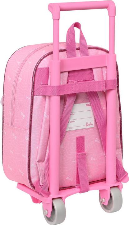 Actual product image Barbie School rucksack with wheels Girl Pink 22 x 27 x 10 cm