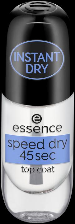 Actual product image essence speed dry 45sec top coat (Transparent, Top coat)