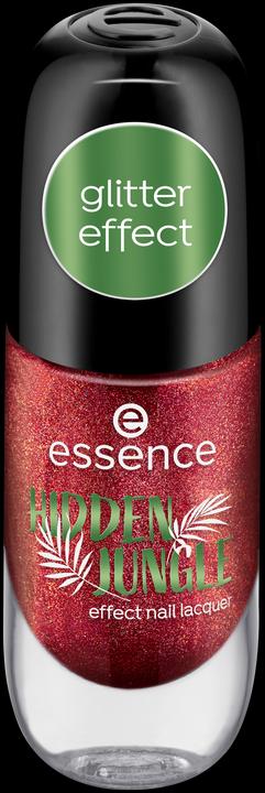 Produktbild essence HIDDEN JUNGLE effect nail lacquer (05 Forbidden Berry, Gel-Effekt Nagellack)