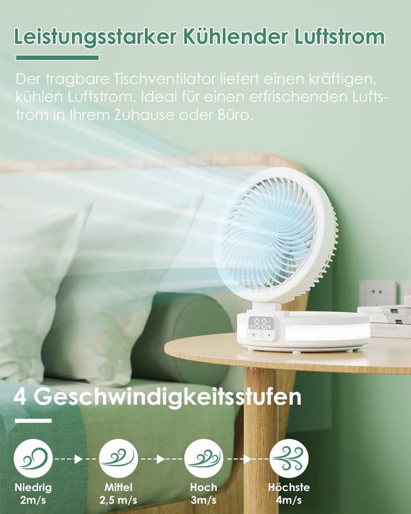 Produktbild Lipontan Faltbarer Tischventilator