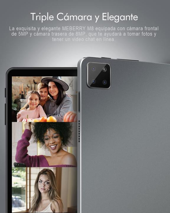 Actual product image Meberry 10 inch Android tablet