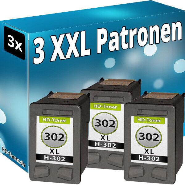 Produktbild Druckfuxx 3x TINTE PATRONEN für HP 302 XL Envy 4520 4521 4522 4524 4525 4526 452