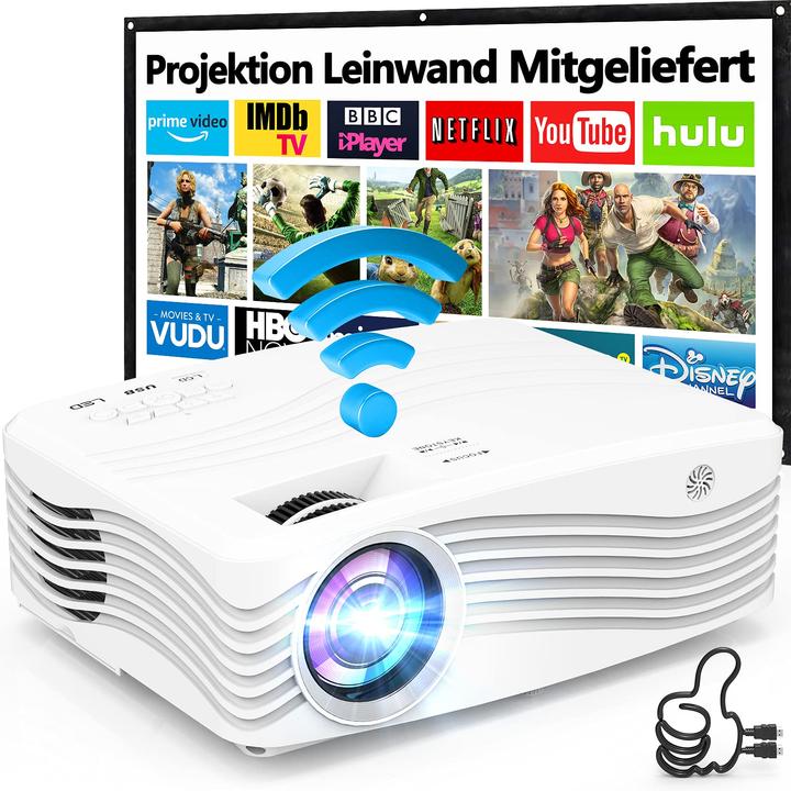 Actual product image DrQQ 5G Full HD Wifi Projector