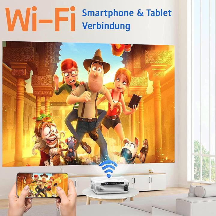 Actual product image DrQQ 5G Full HD Wifi Projector
