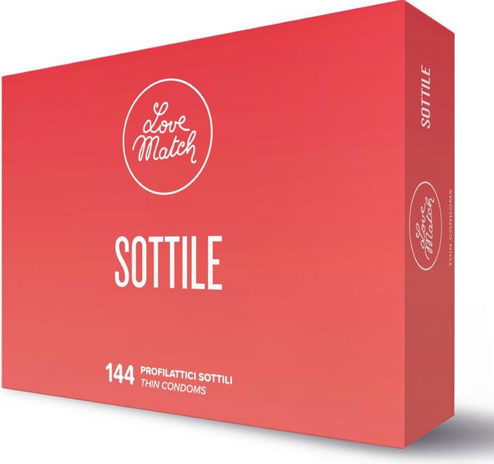 Love Match Sottile - Thin - 144 pack (144 Stk.)