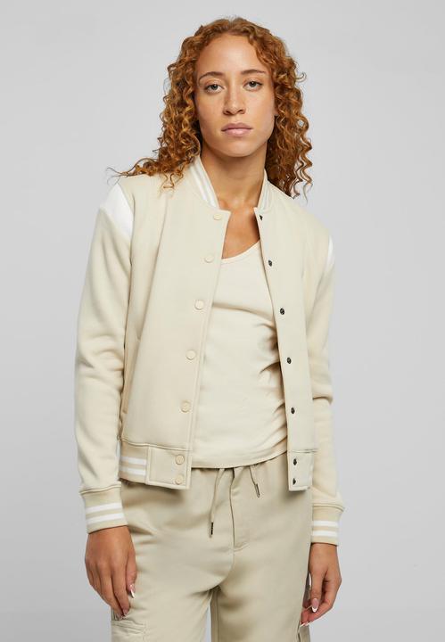 Actual product image Urban Classics Ladies Inset College Sweat Jacket (5XL)