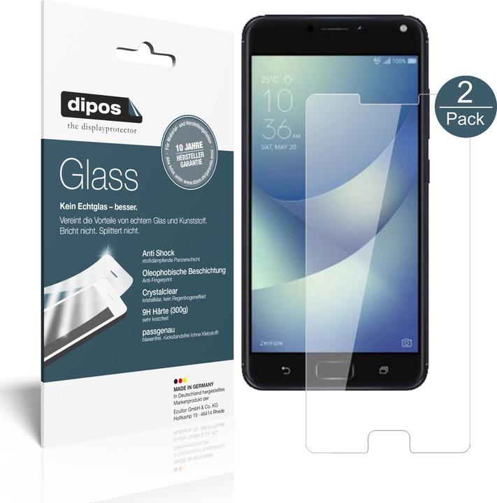 Produktbild Dipos Displayschutz Anti-Shock (2 Stück, Asus Zenfone 4)