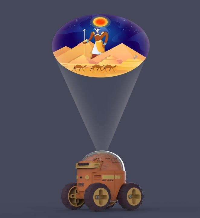 Image du produit MOB Space Rover Story Projector - Veilleuse Histoire
