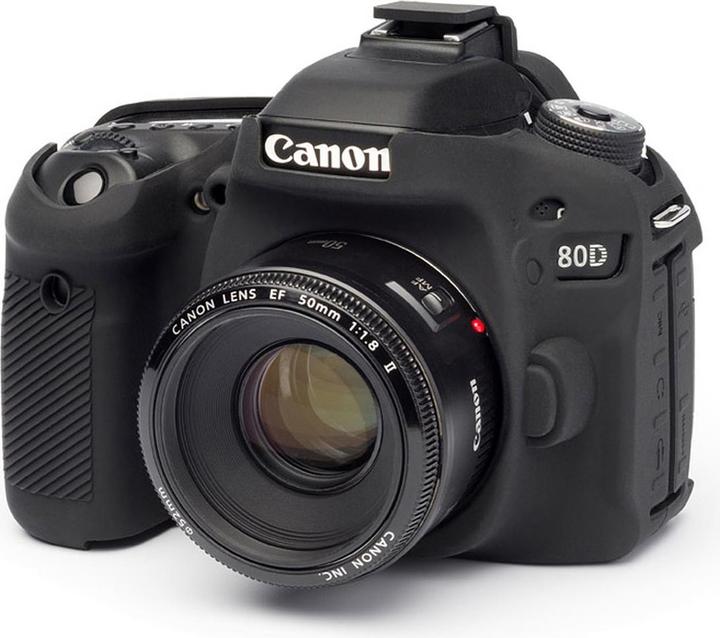Produktbild easyCover Silikon-Schutzhülle für Canon 80D (Hülle, 80D)