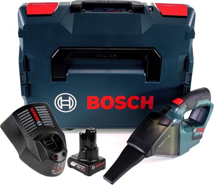 Produktbild Bosch Hausgeräte Bosch GAS 12V Professional Akku Staubsauger 12 V 0,35 l + 1x Akku 6,0 Ah + Ladegerät + L-Boxx