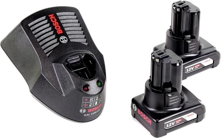 Actual product image Bosch Professional Bosch GKF 12V-8 Cordless Router Trimmer 12V + 2x Batteries 6.0 Ah + 1x Quick Charger + Carry Case L-