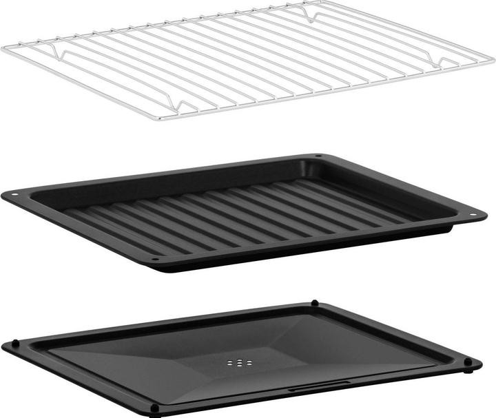 Produktbild Royal Catering Dampfbackofen silber Konvektomat Kombidämpfer Backofen mit Dampfgarer 2100 W