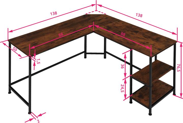Produktbild tectake Hamilton (138 x 138 x 75.5 cm)
