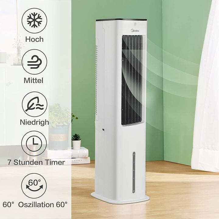 Productafbeelding Midea Mobiele 4-in-1 luchtkoeler (25 m², 187.67 BTU/h)