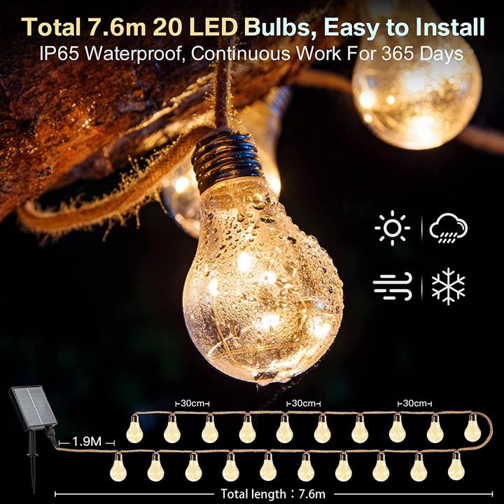 Produktbild Bogseth Solar LED Lichterkette (7.60 m)
