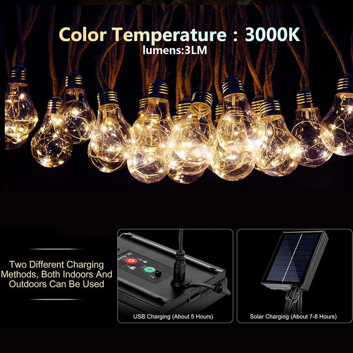 Produktbild Bogseth Solar LED Lichterkette (7.60 m)