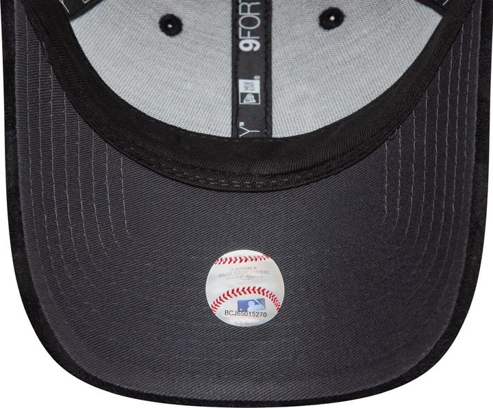 Actual product image New Era 9Forty Strap Cap - Check New York Yankees Schwarz