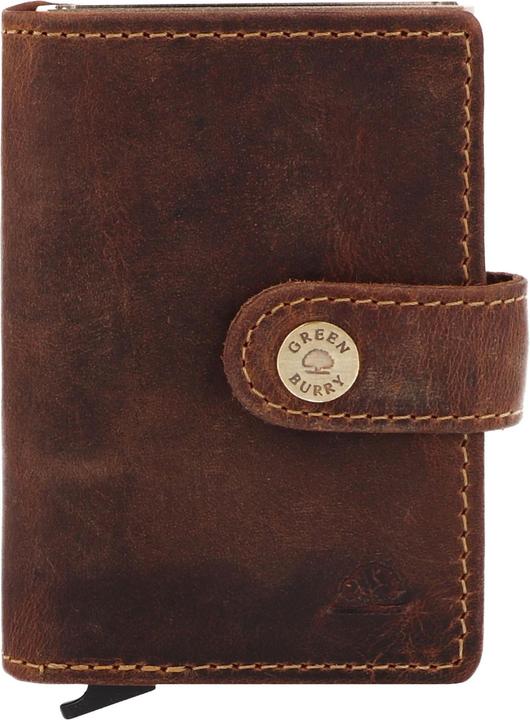 Actual product image Greenburry Vintage Geldbörse RFID Schutz Leder 7.5 cm