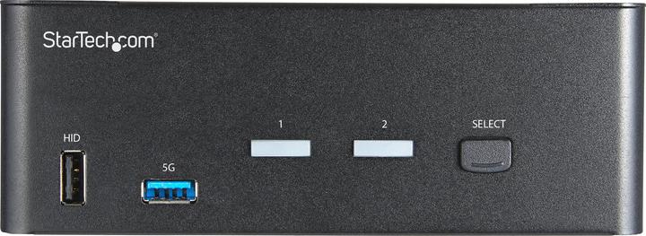 Actual product image StarTech com 2 Port Dual Monitor HDMI KVM Switch - 4K 60Hz Ultra HD HDR - Desktop 4K HDMI 2.0 KVM Sw