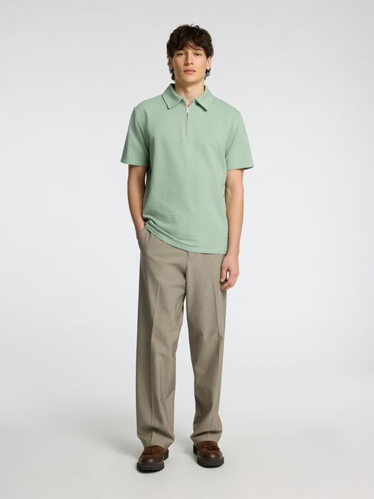 Image du produit Selected Homme Seersucker Polo shirt (S)