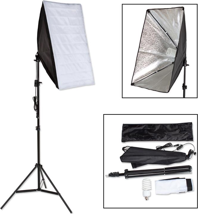 Produktbild tectake 2 Sets Studioleuchte (Studioleuchte)