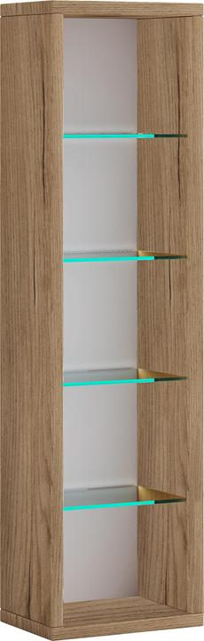 Produktbild VCM Wandregal Hängeregal Wandboard Holzregal "Rasito L" (21 x 14 x 77 cm)