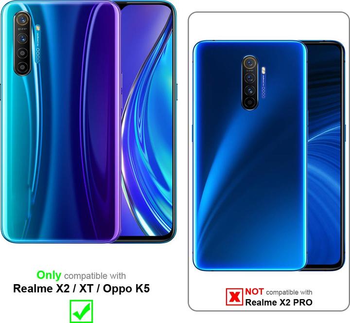 Actual product image Cadorabo Case for Realme X2 / XT / Oppo K5 with belt clip (Oppo K5, LG X2)