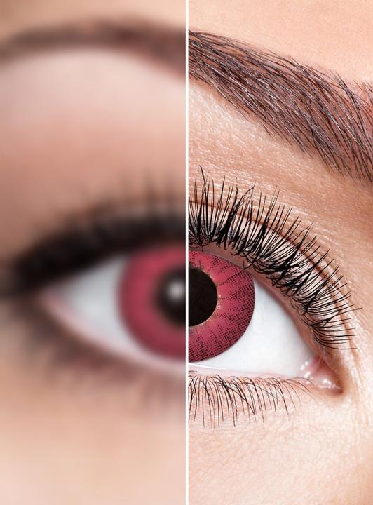 Produktbild Metamorph Rote Iris mit Dioptrien (Rot)