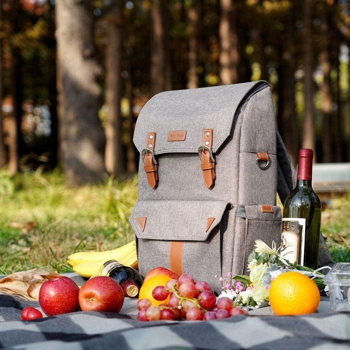 Produktbild HappyPicnic Isolierter Picknickrucksack inkl. Picknickteppich