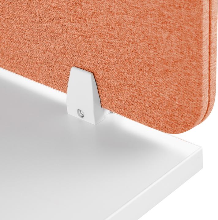 Produktbild Beliani Schreibtischtrennwand hellrot 160 x 40 cm WALLY (160 x 40 cm)