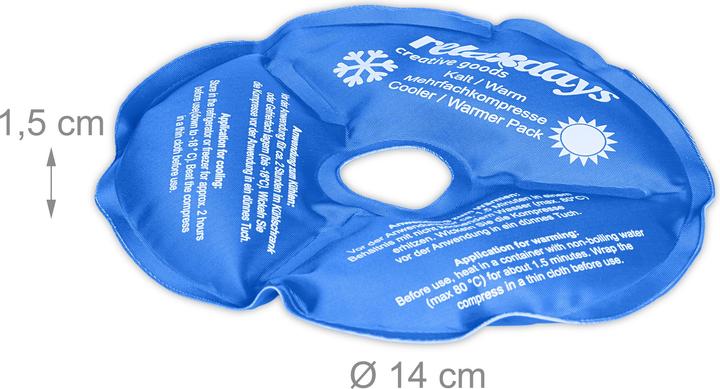 Produktbild Relaxdays 4x Knie-Kühlpads (4 x, 110 g)