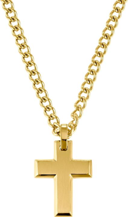 Immagine prodotto S.Oliver Collana da uomo, acciaio inox | croce (Acciaio inossidabile, 50 cm)