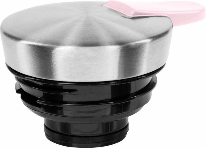 Actual product image Emsa Vacuum jug SOFT GRIP, 1.5 litre, stainless steel / pink One-handed operation with quick-tip (1.50 l)
