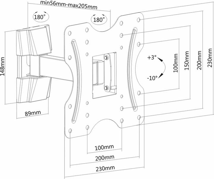 Nährwerte und Zutaten PureMounts Pm-Fm10-200 (Wand, 42", 30 kg)