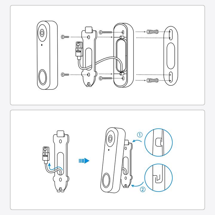 Produktbild Reolink Video Doorbell (Kabellos)