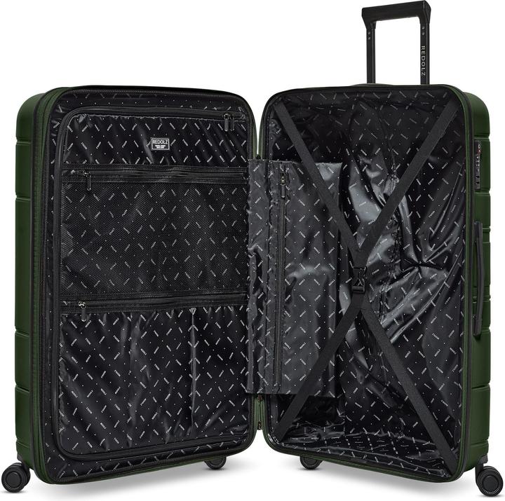 Immagine prodotto Redolz Essentials 11 4 Rollen Trolley 76 cm mit Dehnfalte (115 l, XL (da 115l))