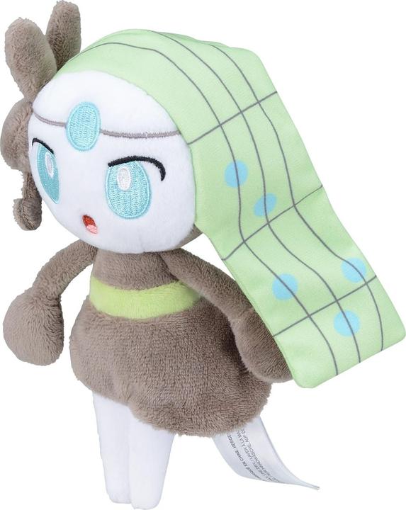 Actual product image Pokémon Meloetta (Aria Forme) Sitting Cuties Plush - 13 cm (12.50 cm)