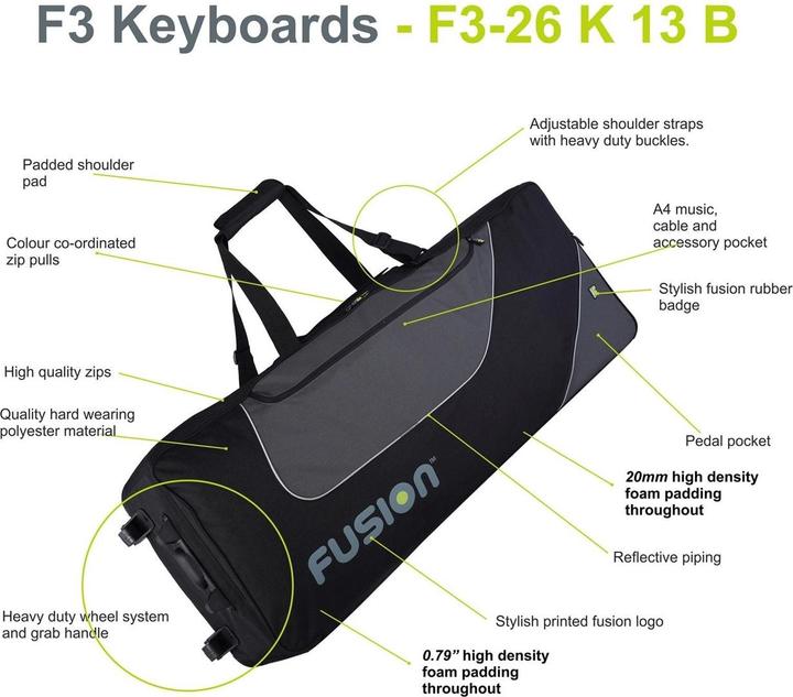 Produktbild Fusion Keyboardbag 13 (Keyboard)